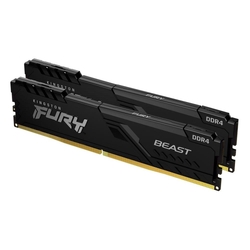 Kingston FURY 32GB (2x16GB) 3600MHz CL18 Intel Extreme Memory Profile (XMP) version: 2.0 Black DDR4 Desktop RAM Memory Kit