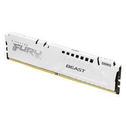 Kingston Fury Beast 32GB (2x16GB) 5200MHz CL40 XMP 3.0 White DDR5 Desktop RAM Memory
