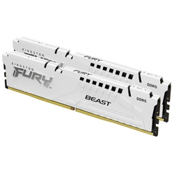 Kingston Fury KF560C36BWE2K2-32 32GB (2x16GB) 6000MHz CL36 XMP 3.0 and EXPO White DDR5 Desktop RAM Memory Kit