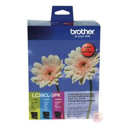 Brother LC-39CL3PK Tri Colour Ink Cartridge