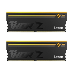 Lexar THOR Z 32GB (2x16GB) 6000MHz CL36 EXPO & XMP RGB LED Black DDR5 Desktop RAM Memory Kit
