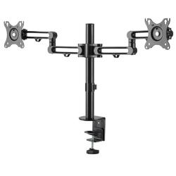Brateck LDT30-T024 Dual Monitor Premium Articulating Aluminum Monitor Stand