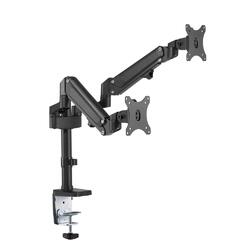 Brateck LDT47-C024N Dual Monitors Heavy-Duty Aluminum Gas Spring Monitor Arm