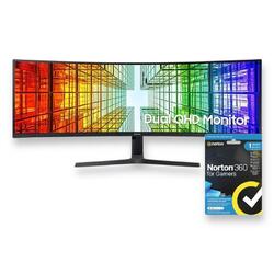 Bundle -- Samsung S9 49" 5K 120Hz HDR Curved USB Type-C Monitor + Norton 360 for Gamers
