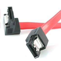 StarTech 18" Latching SATA to Right Angle SATA Serial ATA Cable