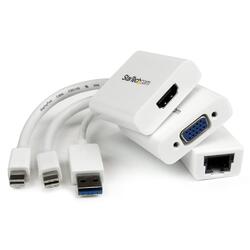 StarTech MDP to VGA/HDMI & USB 3.0 to Gigabit Ethernet Adapter Macbook Air Accessories Kit