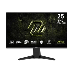 MSI MAG 255F X24 24.5" 1080p Rapid IPS 240Hz 0.5ms HDR Adaptive-Sync Monitor