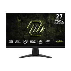 MSI MAG 275QF E20 27" WQHD Rapid IPS 200Hz 0.5ms HDR FreeSync Premium Monitor