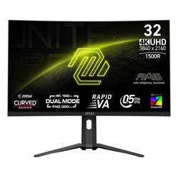 MSI MAG 321CUPDF 31.5" 4K Rapid VA 160Hz 0.5ms HDR FreeSync Premium Curved USB-C Monitor