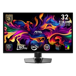 MSI MAG 322UP QD-OLED E16 31.5" 4K QD-OLED 165Hz 0.03ms HDR FreeSync Premium Pro USB-C Monitor