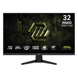 MSI MAG 325QF E18V 31.5" 2560 x 1440 Rapid VA 180Hz 0.5ms HDR Adaptive-Sync Monitor