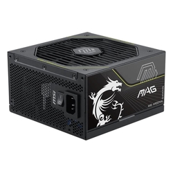 MSI MAG A1000PLS PCIE5 1000W 80 PLUS Platinum Fully Modular Power Supply