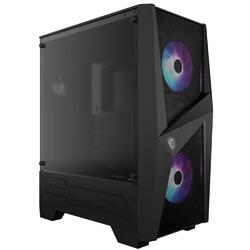 MSI MAG Forge 100R RGB LED Tempered Glass Mid Tower PC Case