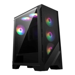 MSI MAG FORGE 120A AIRFLOW RGB LED Tempered Glass Black Mid Tower PC Case