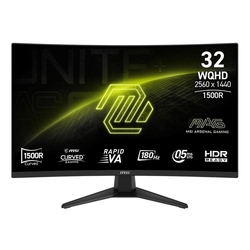 MSI MAG 321CQF E18 31.5" 1440p Rapid VA 180Hz 0.5ms FreeSync Curved Gaming Monitor