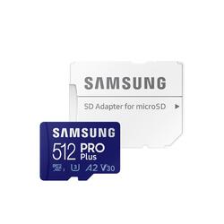 Samsung PRO Plus microSD Card 512GB 160MB/s microSDXC Memory Card + SD Adapter