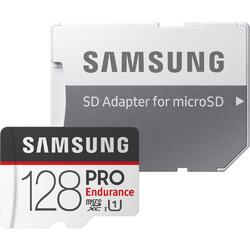 Samsung PRO Endurance 128GB 100MB/s microSDXC Memory Card + SD Adapter