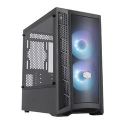 Cooler Master MasterBox MB311L ARGB LED Tempered Glass Black Mini Tower PC Case