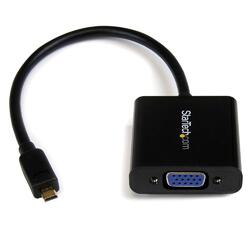 StarTech Micro HDMI to VGA 1920x1080 Adapter Converter for Smartphones/Ultrabook/Tablet