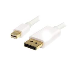 StarTech 3m Mini DisplayPort to DisplayPort 1.2 Adapter Cable M/M 4K White