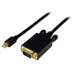 StarTech 6ft Mini DisplayPort to VGA 1920x1200 Black Adapter Converter Cable
