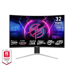 MSI MPG 325CQRXF 31.5" 1440p Rapid VA 280Hz 0.5ms HDR Adaptive-Sync RGB LED Curved USB-C Gaming Monitor