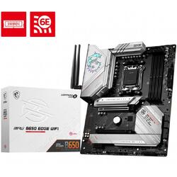 MSI MPG B650 EDGE WIFI DDR5 AMD AM5 RGB LED WiFi 6E ATX Motherboard DDR5