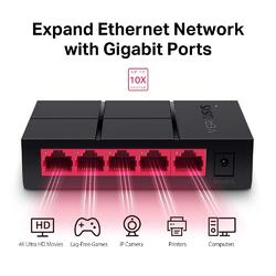 Mercusys MS105G 5 Port Managed Gigabit Network Switch