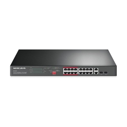 TP-Link Mercusys MS118CP 18 Port PoE+ Unmanaged Rackmount 10/100Mbps Network Switch