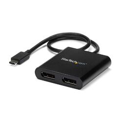 StarTech USB-C to 2x DisplayPort 1.2 Video Splitter for Windows Only