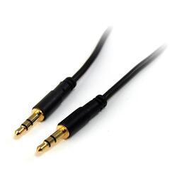 StarTech 6 ft M/M Slim 3.5mm Stereo Audio Cable