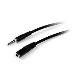 StarTech 1m 3.5mm 4 Position TRRS Headset Extension Cable M/F Black