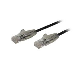 StarTech CAT6 1m Black Slim Snagless RJ45 Ethernet Cable
