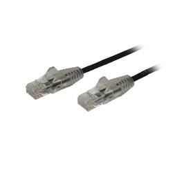 StarTech CAT6 1.5m Black Slim Snagless RJ45 Ethernet Cable