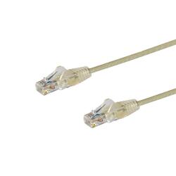 StarTech CAT6 0.5m Grey Slim Snagless RJ45 Ethernet Cable