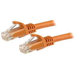 StarTech CAT6 1m Orange Snagless RJ45 Ethernet Cable 650MHz 100W PoE