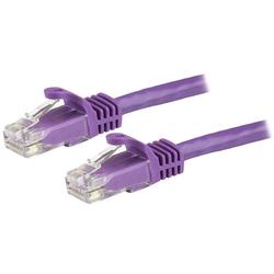 StarTech CAT6 7.5m Purple Snagless RJ45 Ethernet Cable 650MHz 100W PoE