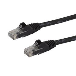 StarTech CAT6 7m Black Snagless RJ45 Ethernet Cable 650MHz 100W PoE