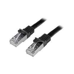 StarTech CAT6 1m Black Shielded Snagless RJ45 Ethernet Cable