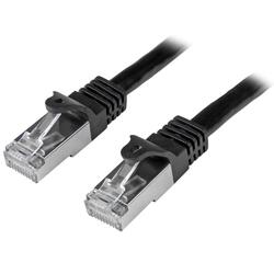 StarTech CAT6 0.5m Black Shielded Snagless RJ45 Ethernet Cable