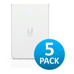 Ubiquiti U6 In-Wall (5 Pack) 5.3Gbps MU-MIMO Dual-Band WiFi Access Point