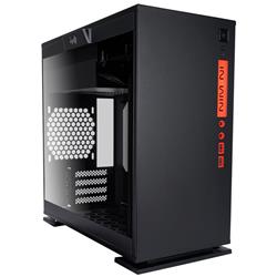 Open Box Sale -- In Win 301-BLACK Tempered Glass  Mini Tower Micro ATX Gaming Case