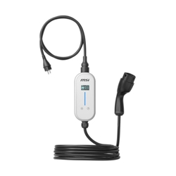 Open Box Sale -- MSI EZgo EV 10A + 15A IP66 Portable White Charger
