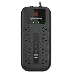 Open Box Sale -- CyberPower 8 Port Surge Protector With USB Charger