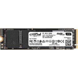 Open Box Sale -- Crucial P1 500GB 1900MB/s 3D NAND NVMe M.2 SSD