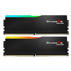 Open Box Sale -- G.Skill Ripjaws M5 Neo 64GB (2x32GB) 6000MHz CL36 XMP & EXPO RGB LED Black DDR5 Desktop RAM Memory Kit