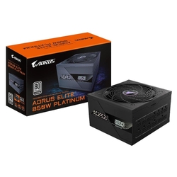 Open Box Sale -- Gigabyte AORUS ELITE p850w 850W 80 PLUS Platinum RGB LED Fully Modular Power Supply