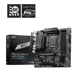Open Box Sale -- MSI PRO B760M-A WIFI DDR4 Intel LGA 1700 WiFi 6E mATX Motherboard DDR4