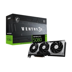 Open Box Sale -- MSI GeForce Ventus 3X OC RTX 5080 16GB GDDR7 Graphics Card
