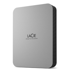 Open Box Sale -- LaCie Mobile Drive 2TB Moon Silver USB Type-C Portable Hard Drive